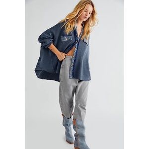 FP Free People One Scout Jacket in Outerspace (Navy Blue) in XS